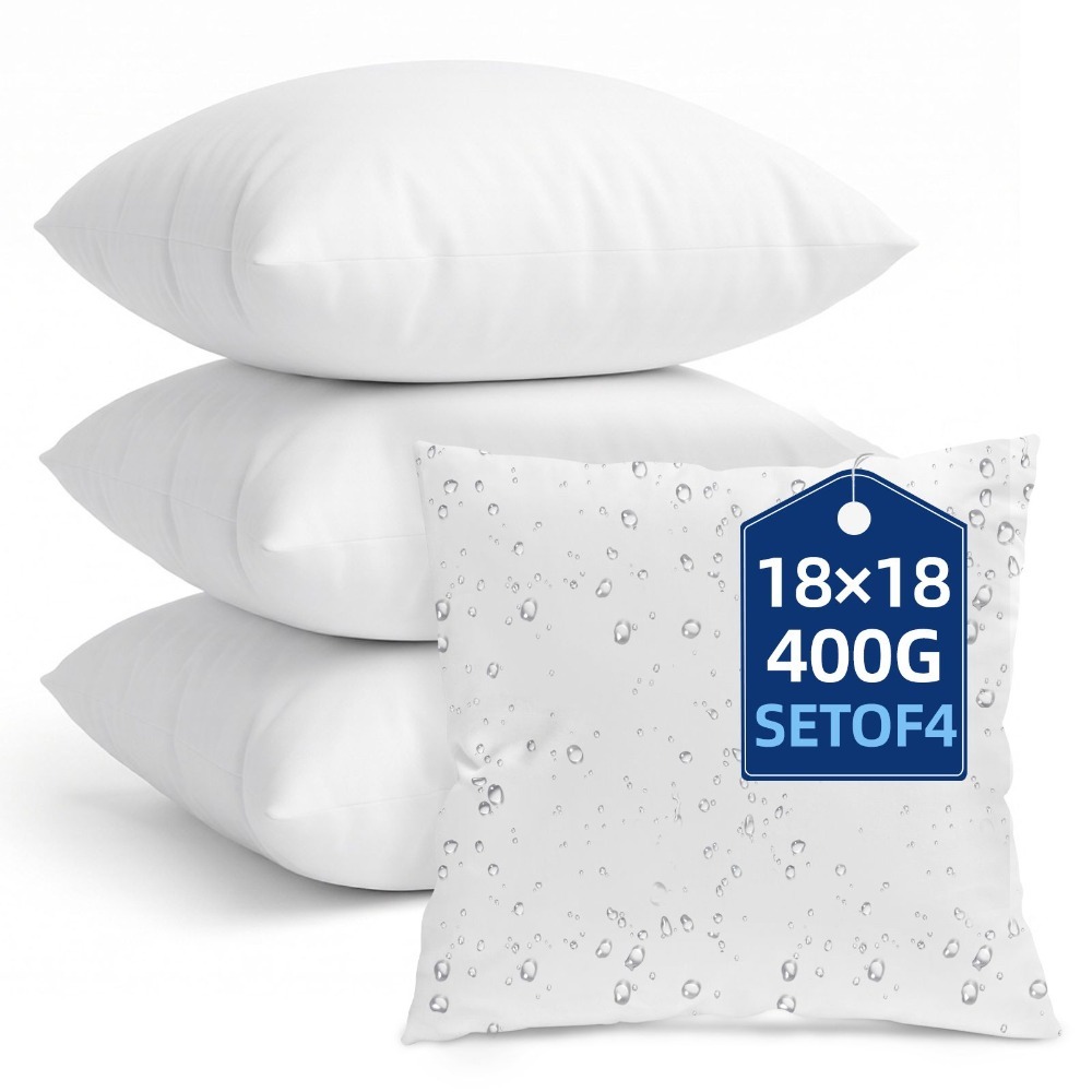 Pillow Insert 18X18 - ไส้หมอนขนาด 18x18 นิ้ว ชุด 4 ชิ้น,