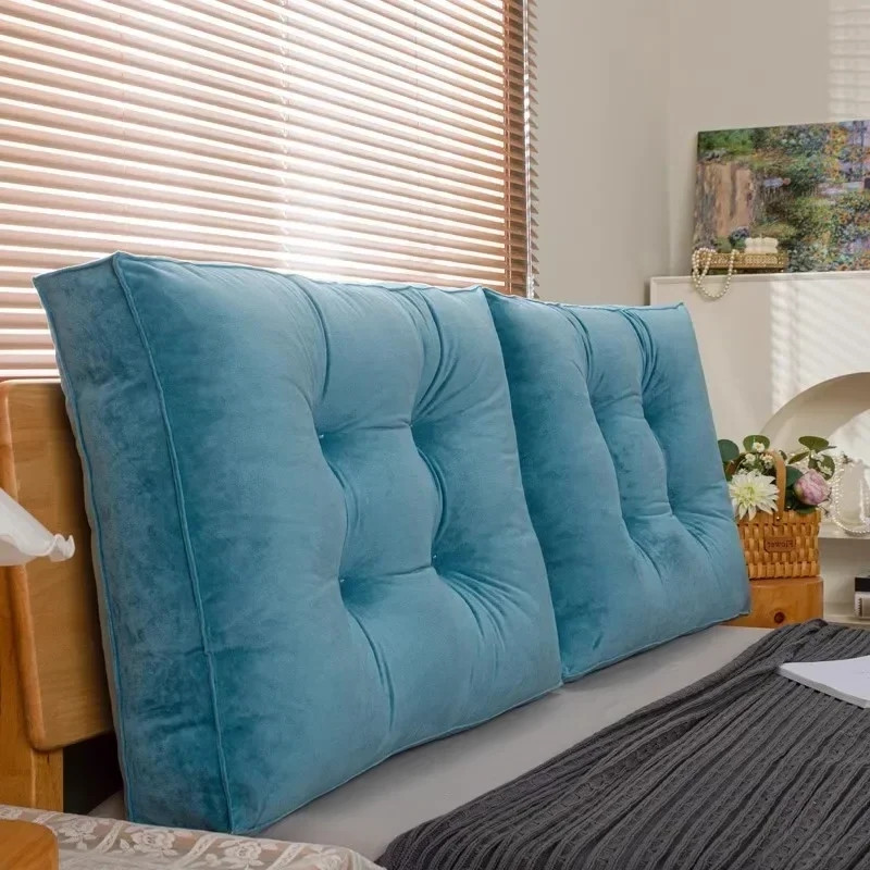 Floor Cushion Pouf - 1ชิ้นหัวเตียงเบาะรองนอนเดย์เบดพนักพิงหมอนสำหรับอ่านหนังสือพนักพิงพนักพิงพนักพิงหมอนหนุนตำแหน่งพร้อมฝาครอบแบบถอดได้