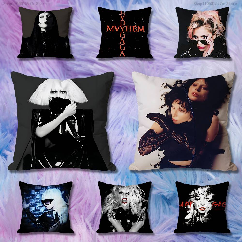 Home Textiles Là Gì - L-Lady G-Gaga MAYHEM ปลอกหมอนสี่เหลี่ยมขนาดต่างๆ สำหรับตกแต่งห้องนอนในรถยนต์ ของขวัญวาเลนไทน์แบบกำหนดเอง