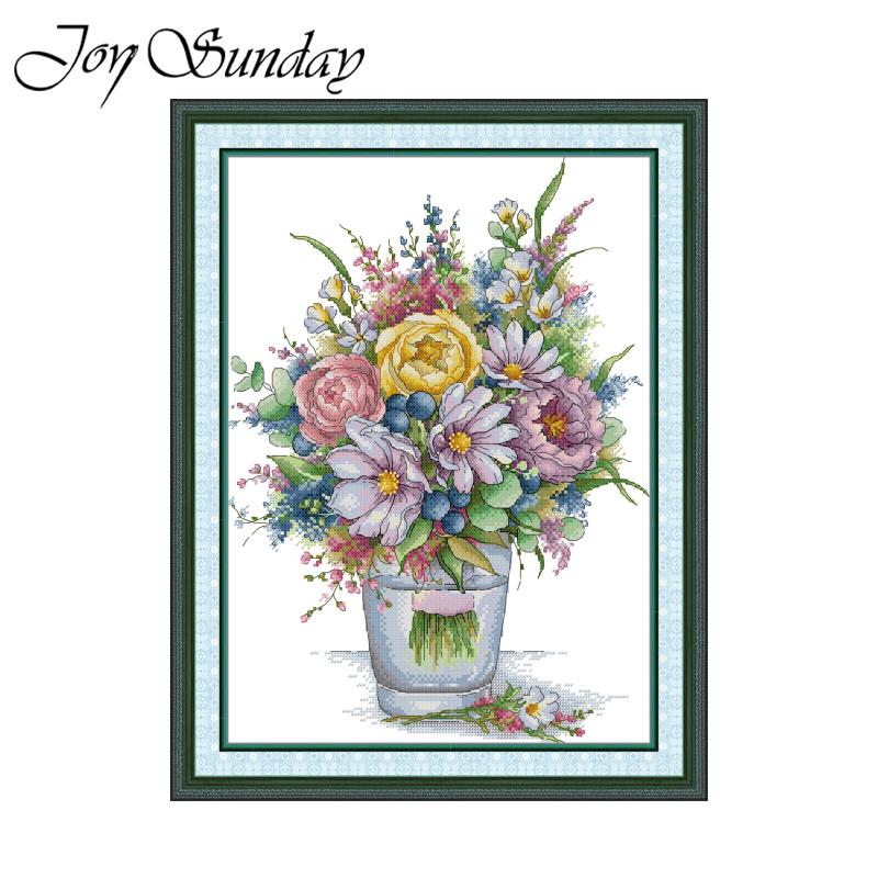 Joy Sunday Cross Stitch ชุดหลา - Home Textiles Discount บทวิจารณ์และราคา