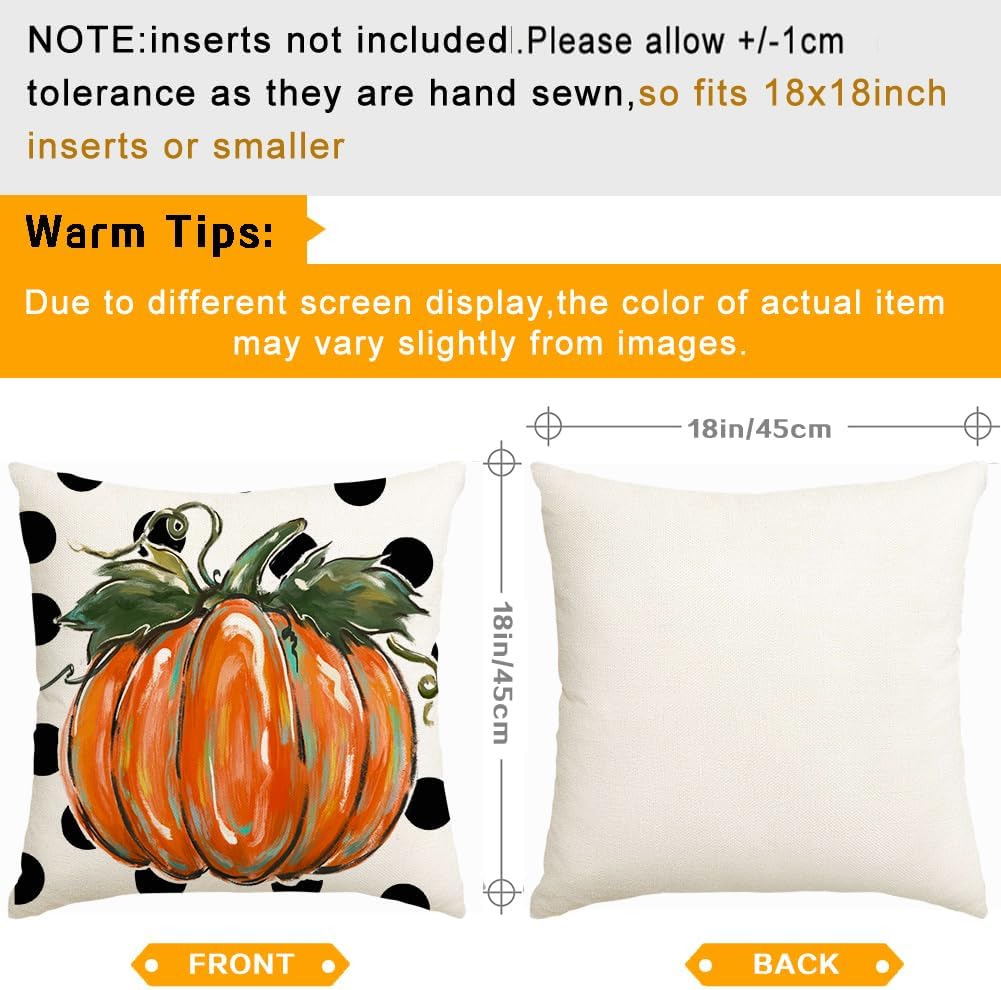 ปลอกหมอนฤดูใบไม้ร่วง ขนาด 18x1 - Pillow Insert 18X18 บทวิจารณ์และราคา