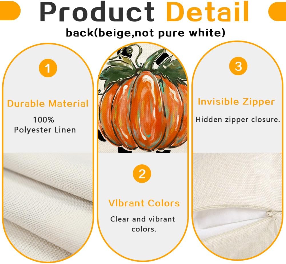 ปลอกหมอนฤดูใบไม้ร่วง ขนาด 18x1 - Pillow Insert 18X18 บทวิจารณ์และราคา