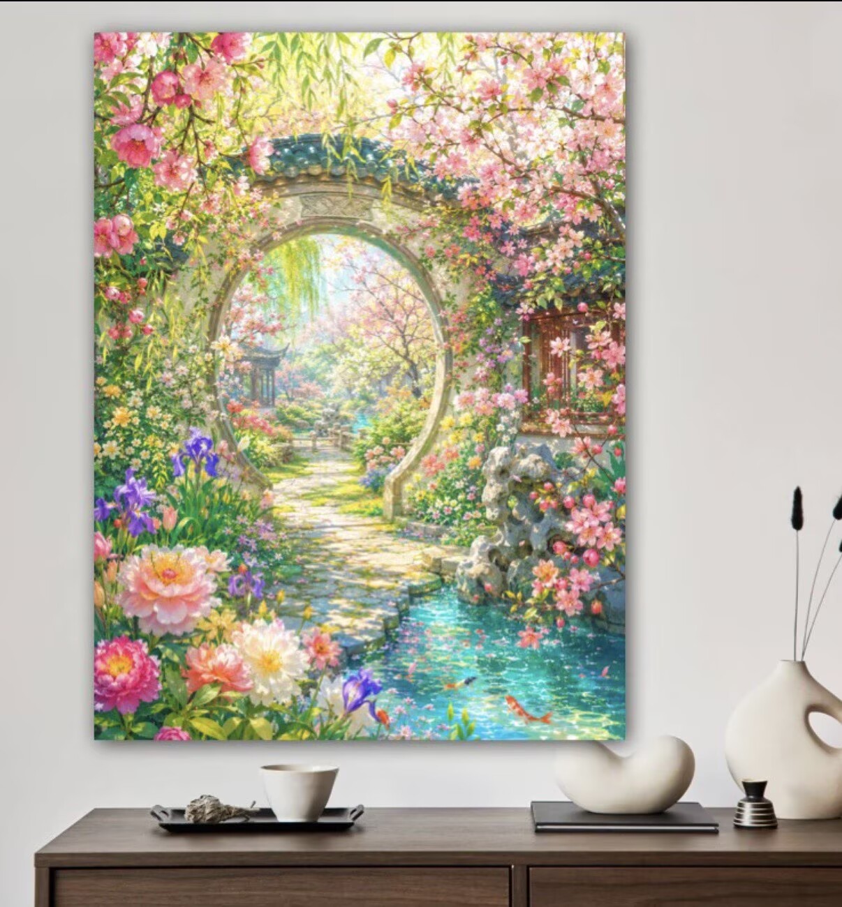 ชุดปักครอสสติชลายประตูสปริง 9C - Home Textiles Discount บทวิจารณ์และราคา