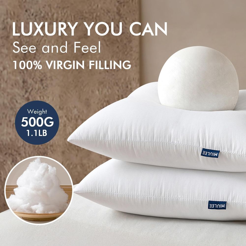 ไส้หมอนอิง แพ็ค 2 ชิ้น ขนาด 18 - Pillow Insert 18X18 บทวิจารณ์และราคา