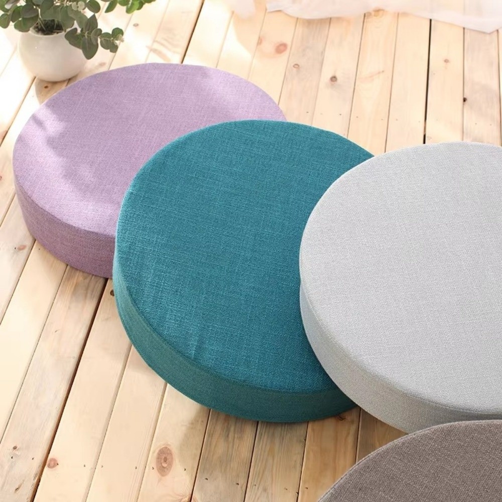 เบาะนั่งสมาธิทรงกลมแบบทาทามิ ข - Floor Cushion Pouf บทวิจารณ์และราคา