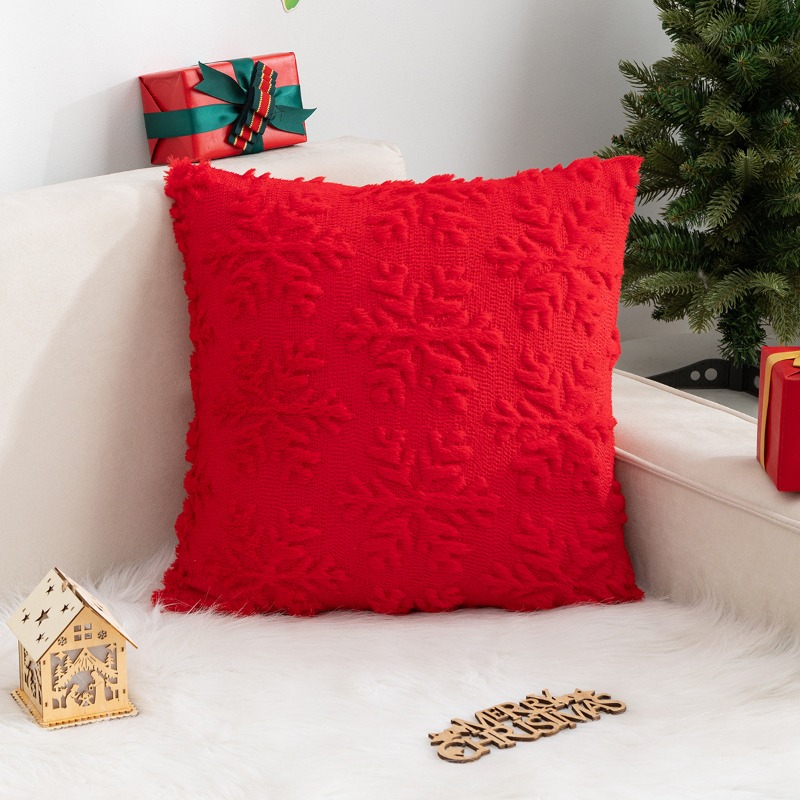 ปลอกหมอนลายต้นคริสต์มาสและเกล็ - Pillow Insert 18X18 บทวิจารณ์และราคา