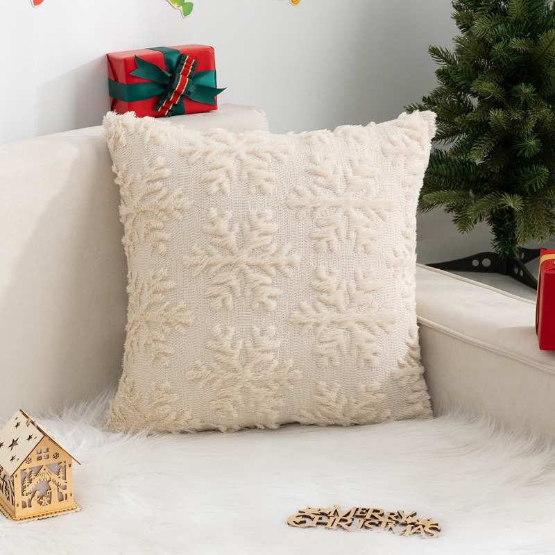 ปลอกหมอนลายต้นคริสต์มาสและเกล็ - Pillow Insert 18X18 บทวิจารณ์และราคา