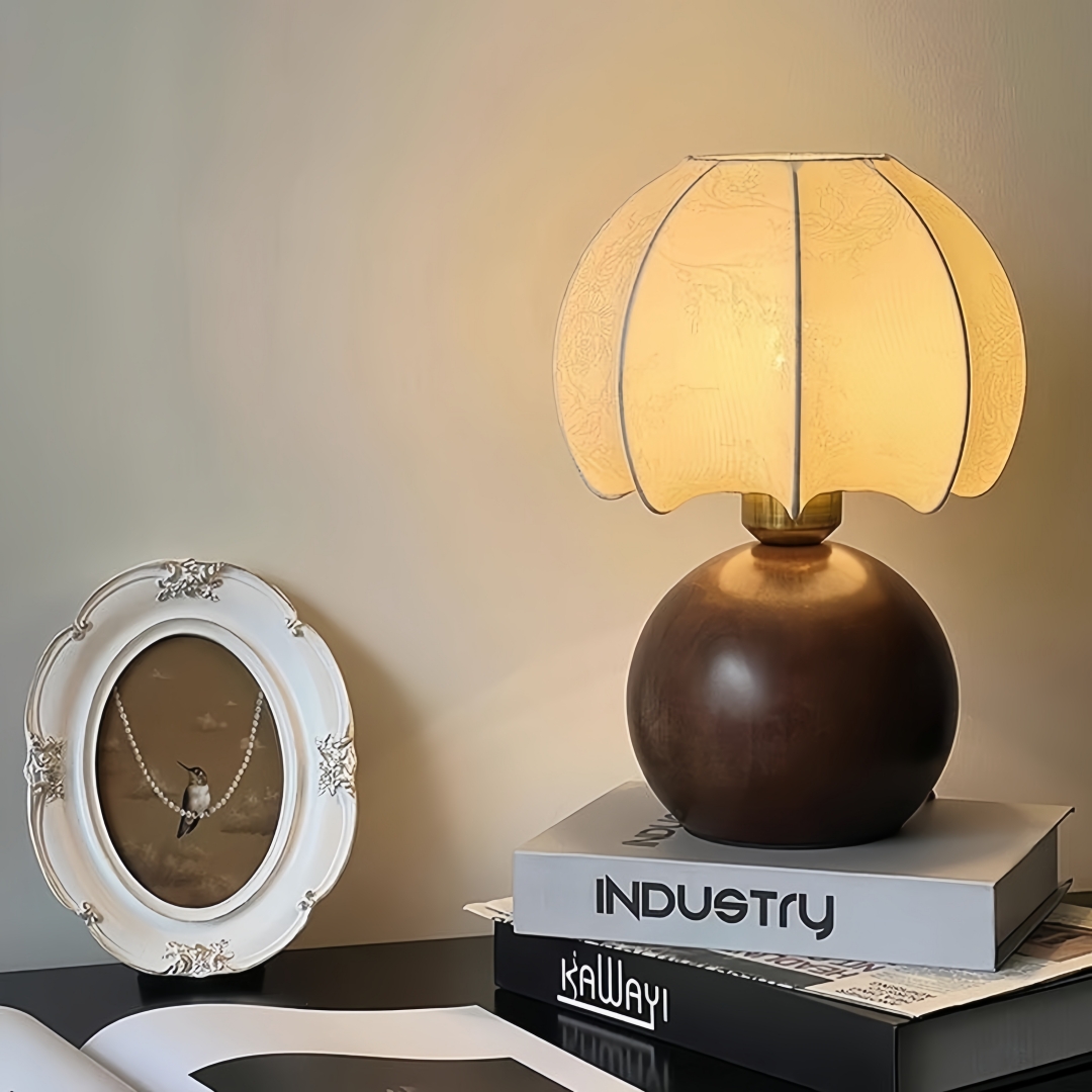 โคมไฟตั้งโต๊ะลายดอกไม้วินเทจ,  - Textiles For Home บทวิจารณ์และราคา