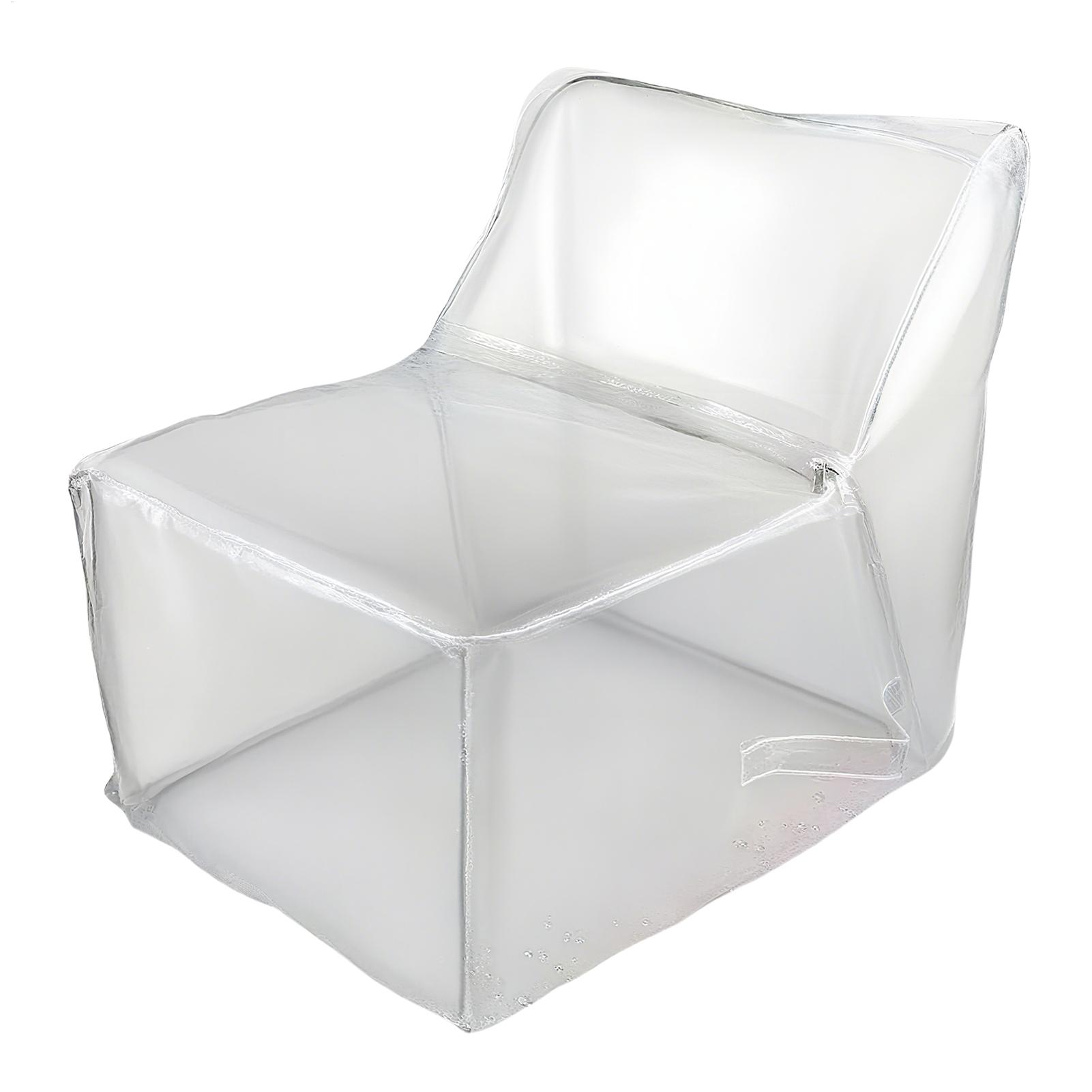 ปลอกหุ้มเก้าอี้บีนแบ็กแบบใสสำห - Floor Cushion Pouf บทวิจารณ์และราคา