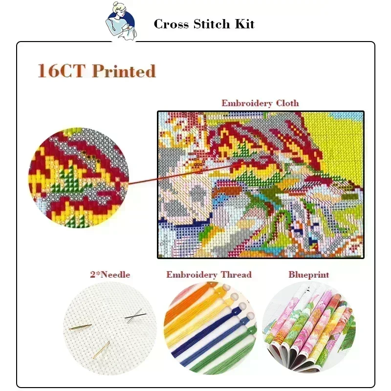 Joy Sunday Cross Stitch ชุดไฮเ - Home Textiles Discount บทวิจารณ์และราคา