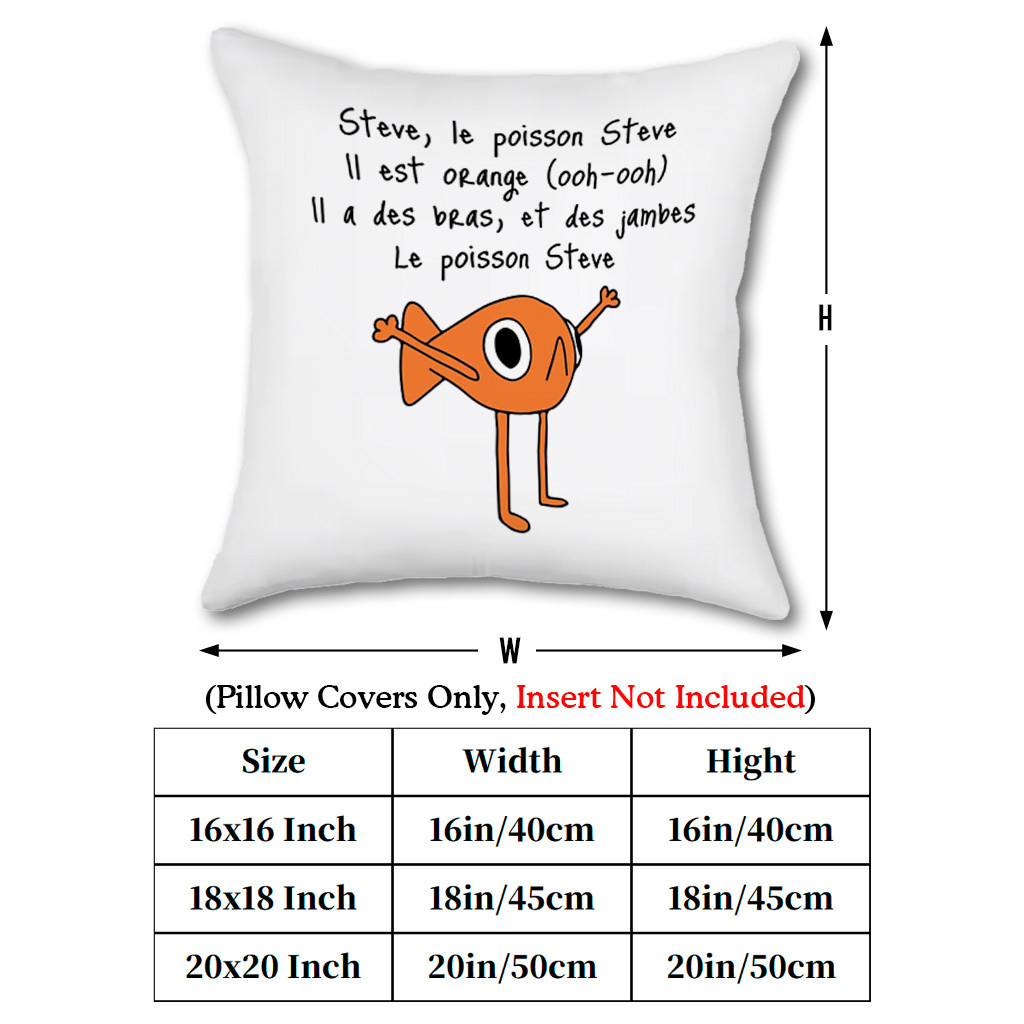 ปลอกหมอนอิงลายมีม Le Poisson S - Pillow Insert 18X18 บทวิจารณ์และราคา