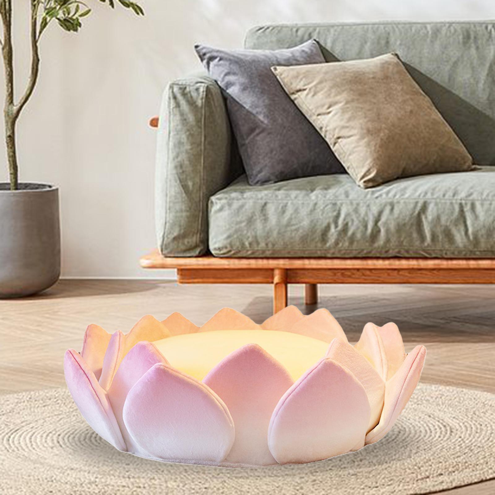 เบาะรองนั่งทรงดอกบัวถอดหมอนรอง - Floor Cushion Pouf บทวิจารณ์และราคา