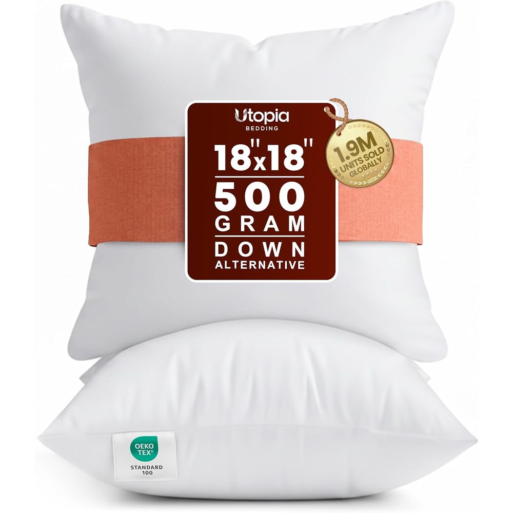 ชุดไส้หมอนสีขาวขนาด 18x18 นิ้ว - Pillow Insert 18X18 บทวิจารณ์และราคา